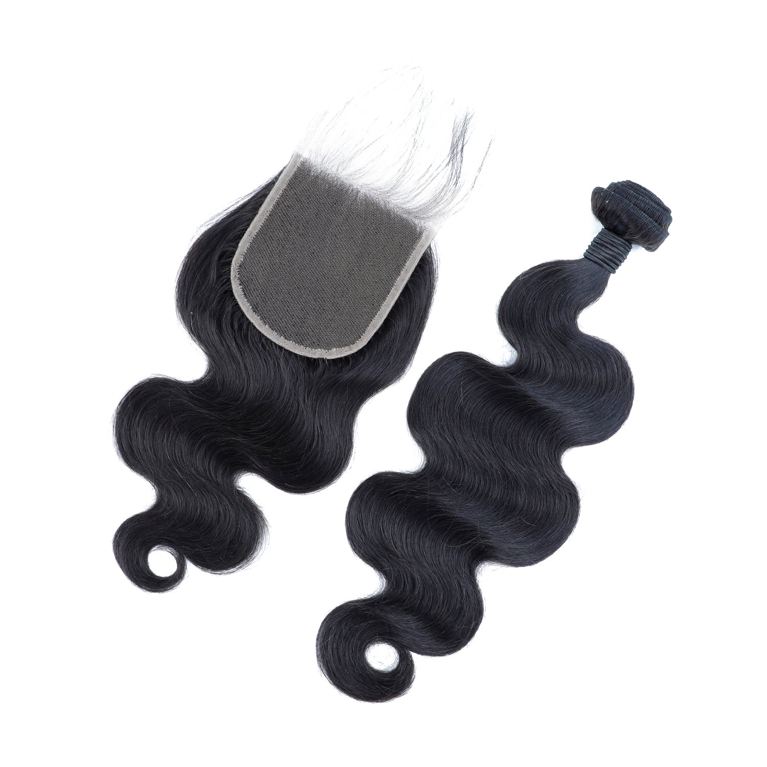 Hot Sale 100% Brazilian Human Hair  4*4 Body Wave Closure
