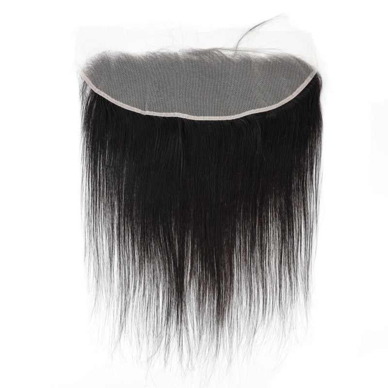 3 Bundles Straight Human Hair With 13x4 Inch Lace Frontal