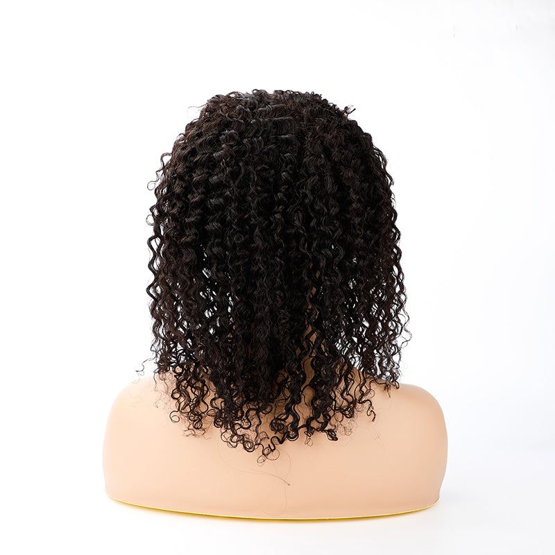 Stable Quality Raw Kinky Curly Hair Swiss Lace Front Wigs