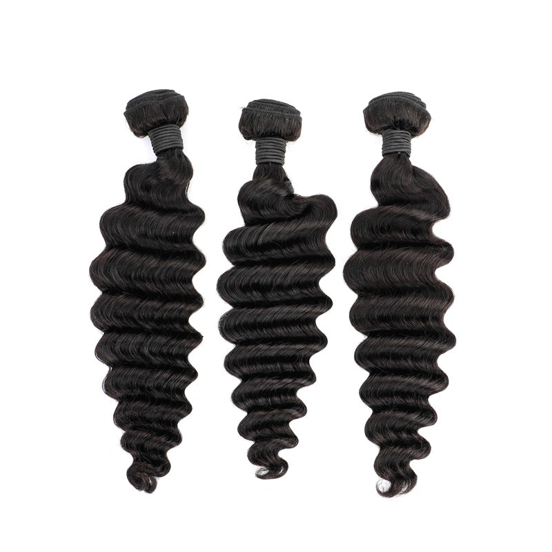 Justhairextension 10-30 Inch Deep Wave Hair  Vrigin Cuticle Aligned Hair Vendors