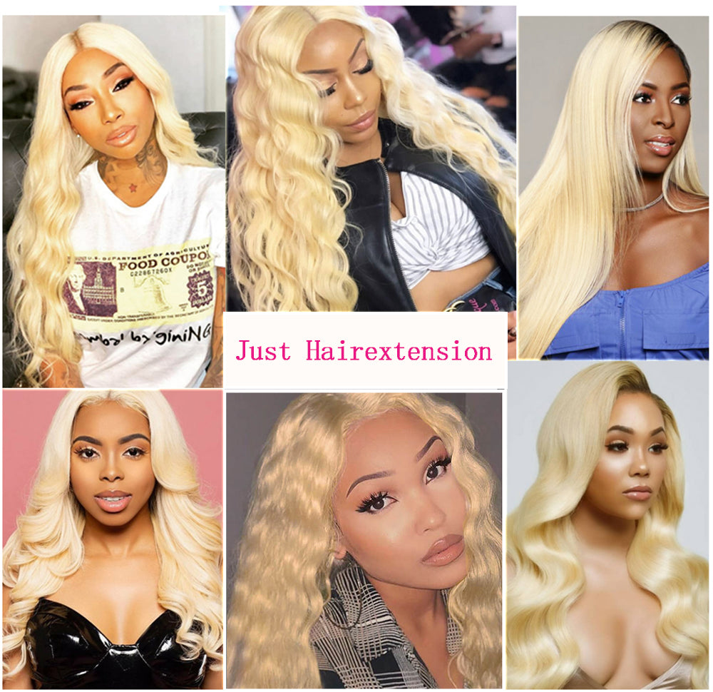 613 BODY WAVE BLONDE BUNDLES VIRGIN HUMAN HAIR BUNDLE