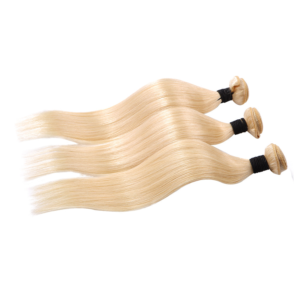 100% Virgin Hair Bundles 613 Blond Straight Hair Bundles