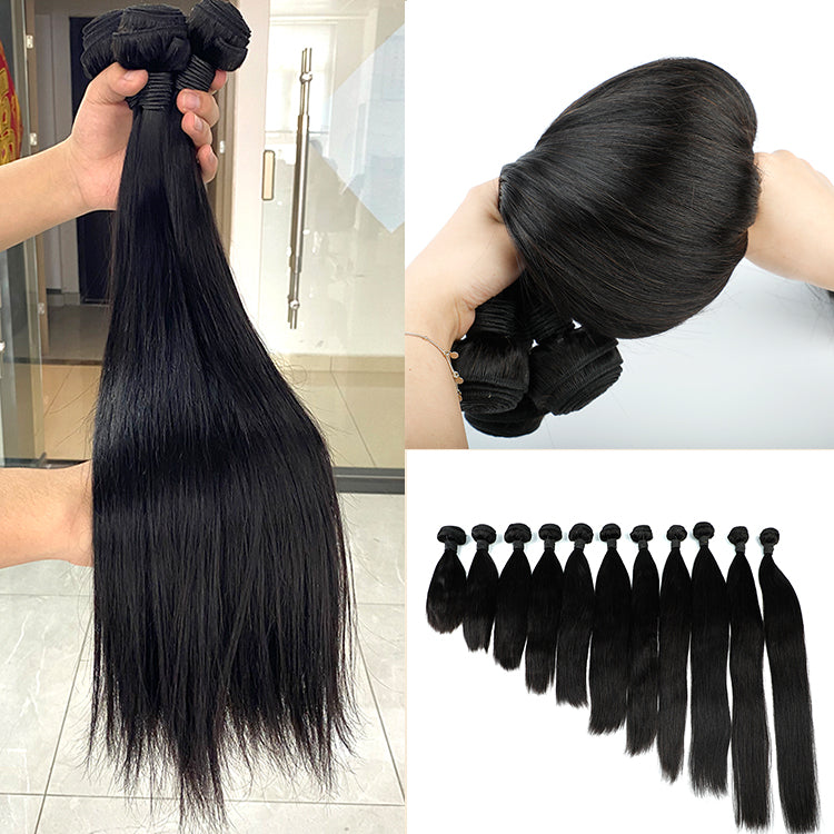 Justhairextension 10-30inch Unprocessed Straight Virgin Human Hair Bundles