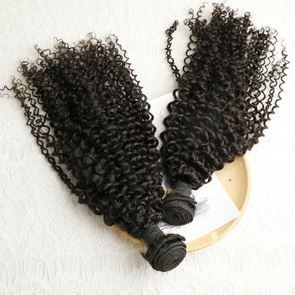 Qingdao Hair Factory Soft Full Cuticle Intact Hair Raw Natural Curly Hair Vendors