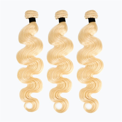 613 BODY WAVE BLONDE BUNDLES VIRGIN HUMAN HAIR BUNDLE