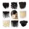 Best Selling Items Wholesale Peruvian Human Hair Virgin 13*4 Kinky Curly Lace  Frontal