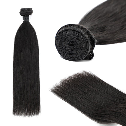 High Quality Brazilian Human Hair 3 Bundles Straight Weave Hairstyles Natural Color