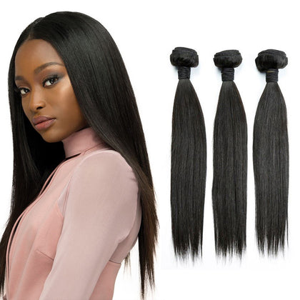 Just-hairextension 3 Bundles Straight Hair Wholesale 10-30 Inch Human Hair