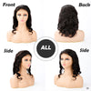 Body Wave Human Hair 4*4 Thin Transparent Swiss Lace Front Wig