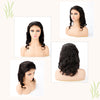 Body Wave Human Hair 4*4 Thin Transparent Swiss Lace Front Wig