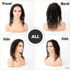 Virgin Cuticle Aligned Curly Hair Swiss Lace Front Human Hair Wigs