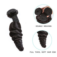 Justhairextension Factory Price Thick Ends Virgin Cuticle Aligned Human Loose Wave Hair