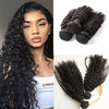 Best Selling Raw Virgin Hair Unprocessed Natural 3 Bundles Curly Hair Weave