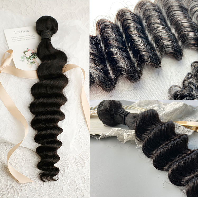 Justhairextension 10-30 Inch Deep Wave Hair  Vrigin Cuticle Aligned Hair Vendors