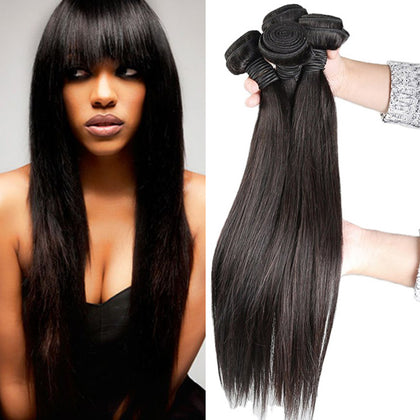 Just Hair Extension Straight Hair Bundles 3 Bundles Brazilian Virgin Human Hair