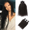 Large Stock Virgin Cuticle Aligned Double Weft 3 Bundles Kinky Curly Hair