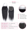 Best Selling Unprocessed Virgin Human Hair Closure Cuticle Aligned 3Bundles Straight Hair